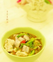 芋头鱼饺汤