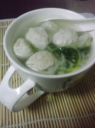 白菜肉丸汤