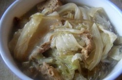 大白菜冻豆腐