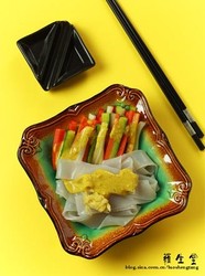 黄芥末时蔬拉皮