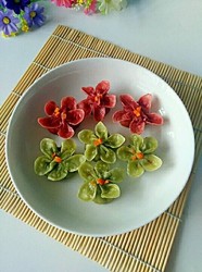 梅花蒸饺