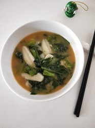 青菜汤年糕