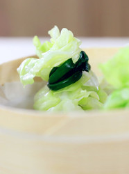 翡翠虾仁包