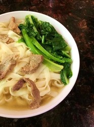 瘦肉油菜面