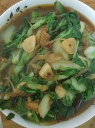 小白菜炒粉条