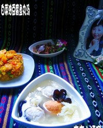 白菜油豆腐鱼丸汤