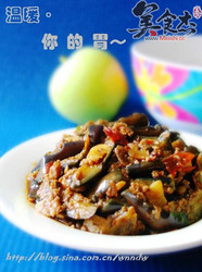 香辣肉末茄子