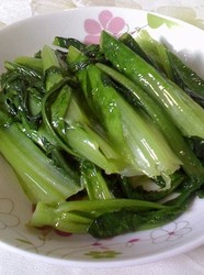 清炒油麦菜