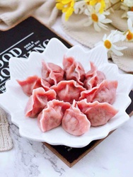 荠菜扇贝丁饺子