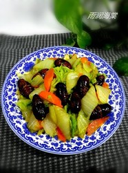 白菜炒茧蛹