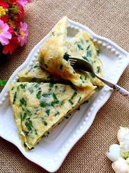 韭香虾皮饼