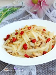 白菜梗炒肉