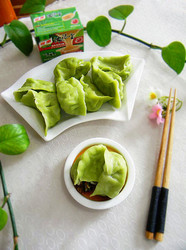 彩色素馅水饺