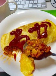 蛋包饭（辣白菜口味）