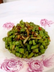 四季豆炒腌菜