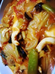 番茄白菜鸡肉煲