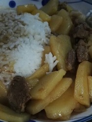土豆焖羊肉