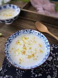 牛奶桂花莲藕羹