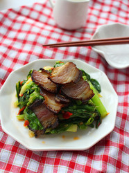 菜苔炒腊肉