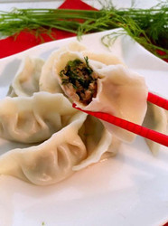 茴香鲜肉饺