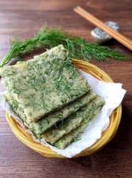 茴香菜饼