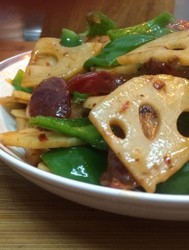 麻辣香锅之麻辣藕片