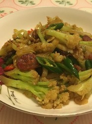 爆炒青梗菜花
