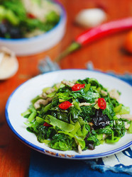 腌青菜炒肉丝