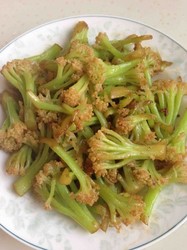 孜然味干煸菜花