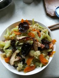 清炒松花菜