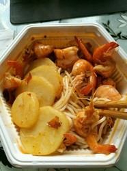 虾豆面