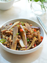 香辣肉末茄子