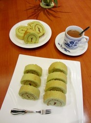 菠菜蛋糕卷