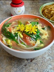 蒲公英蛋汤