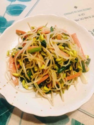 干煸韭菜豆芽