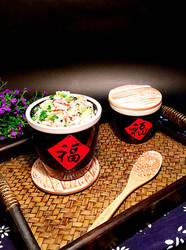 杂粮咸肉菜饭