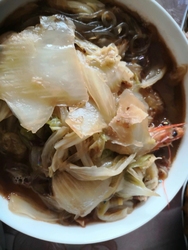鲜虾白菜炖猪肉