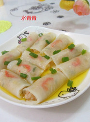清蒸水晶萝卜卷