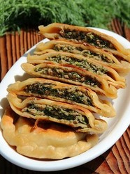 杂粮茴香鲜肉饼