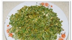 香煎荠菜饼