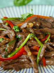 香菜牛肉丝