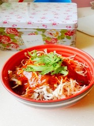 怪味麻辣鸡丝