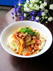 榨菜肉丝面