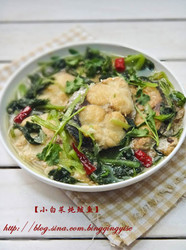 小白菜炖鲅鱼
