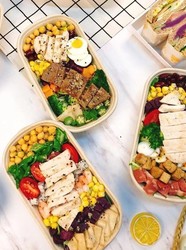 轻食沙拉的摆盘搭配技巧