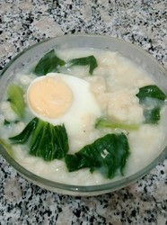 油菜虾皮疙瘩汤