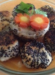 糯米芝麻饼