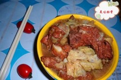 大白菜炖排骨
