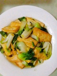 豆腐炒青菜