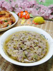 榨菜蒸肉末